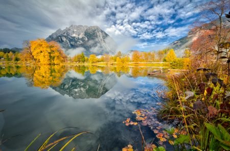 der goldene herbst um den grimming