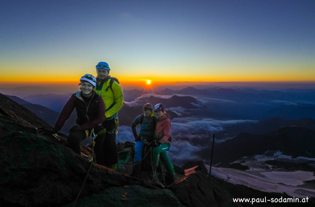 Großglockner, 3798m bei Sonnenaufgang