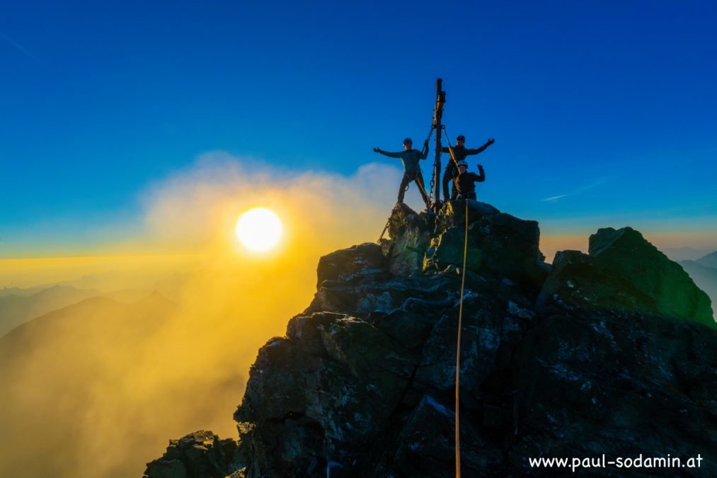 Großglockner, 3798m bei Sonnenaufgang