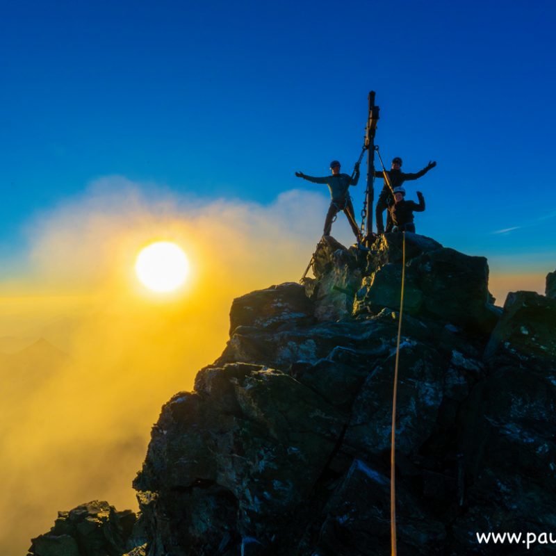 Großglockner, 3798m bei Sonnenaufgang