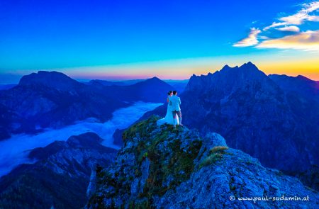 hochzeits fotoshooting bei sonnenaufgang im gesaeuse sodamin paul 11 1