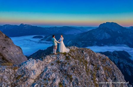 hochzeits fotoshooting bei sonnenaufgang im gesaeuse sodamin paul 27