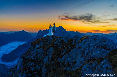 hochzeits fotoshooting bei sonnenaufgang im gesaeuse sodamin paul 3 1