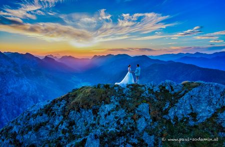 hochzeits fotoshooting bei sonnenaufgang im gesaeuse sodamin paul 7 1